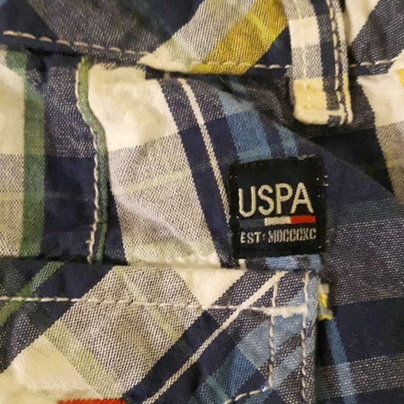 size 4/5 Boys U.s. Polo Assn. plaid shorts - Picture 5 of 6